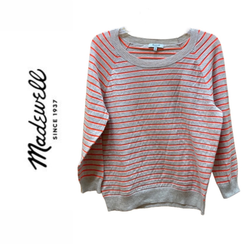 🍷Madewell Striped Lightweight Sweater
